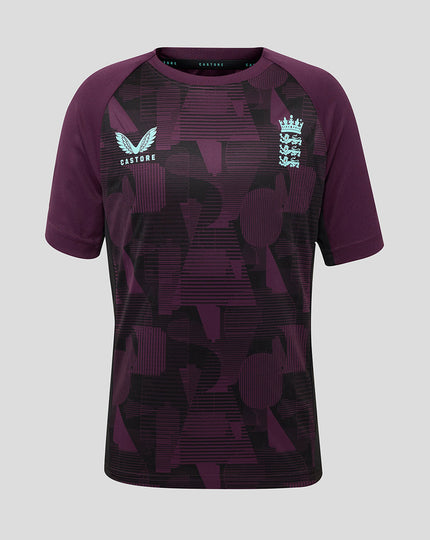 ECB Junior 25/26 Training Short Sleeve Tee