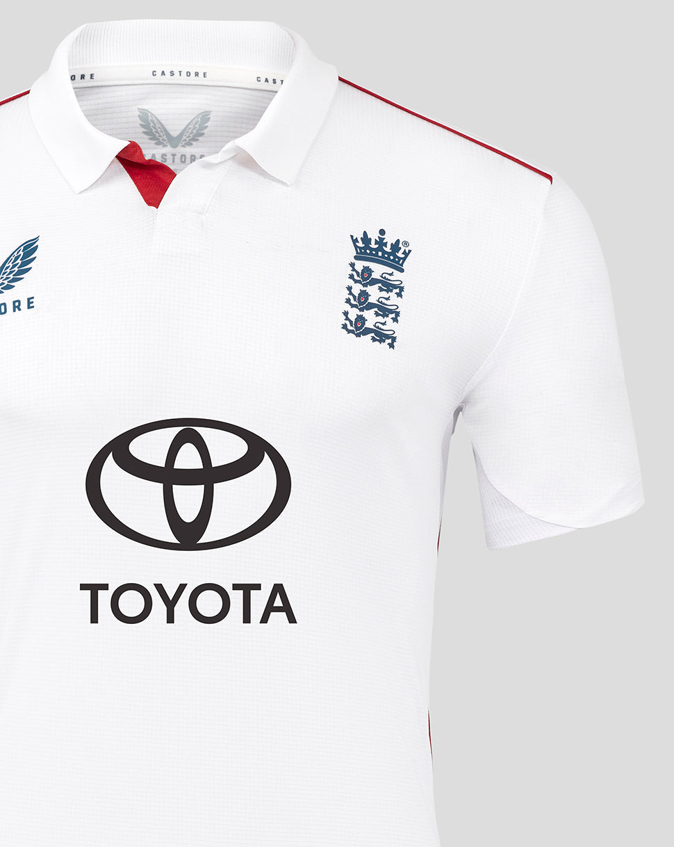 ECB Men's 25/26 Test Short Sleeve Shirt