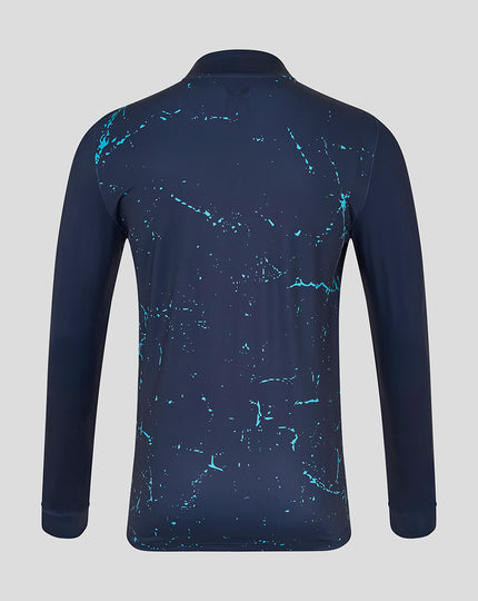 Mens Yorkshire Graphic Performance 1/4 Zip Top