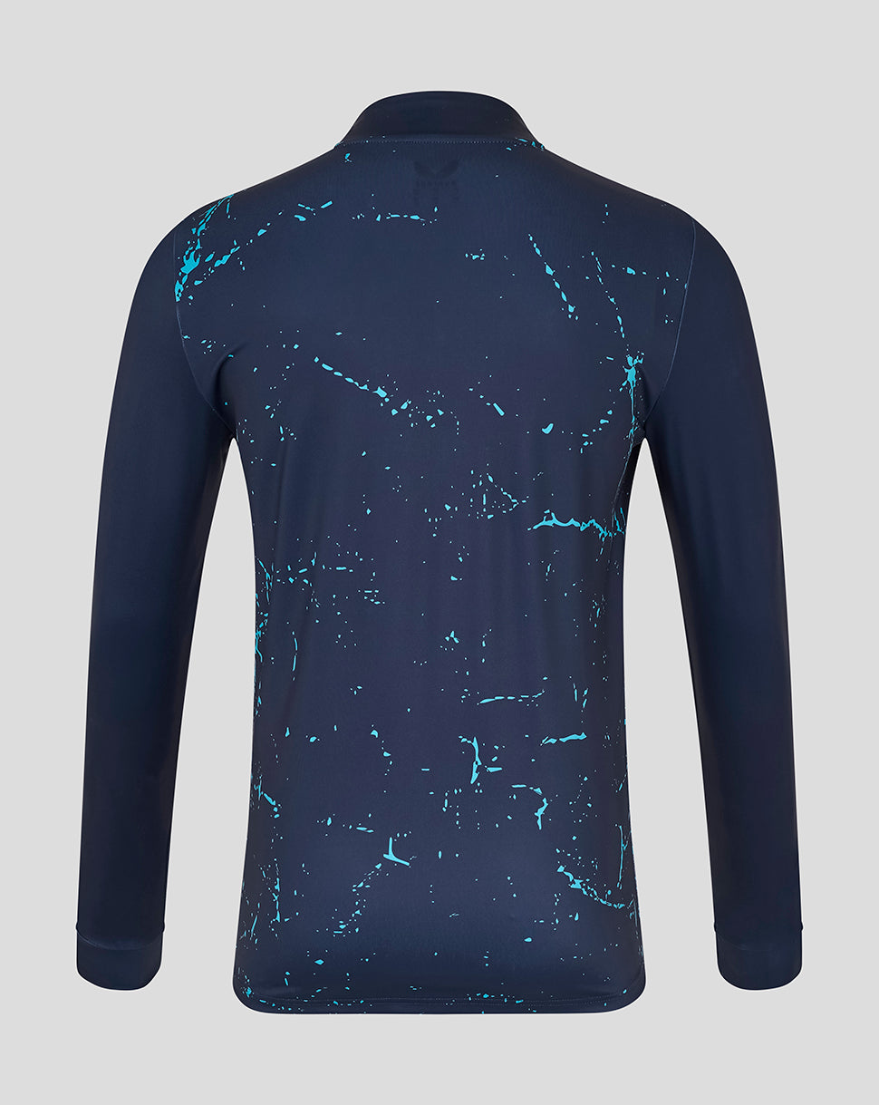 Mens Yorkshire Graphic Performance 1/4 Zip Top