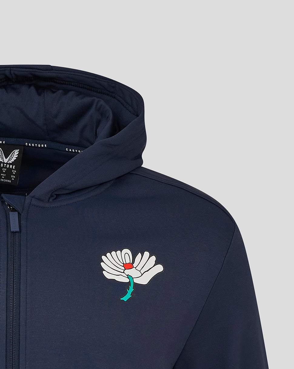 Mens Yorkshire Zip Through Brushback Hoody