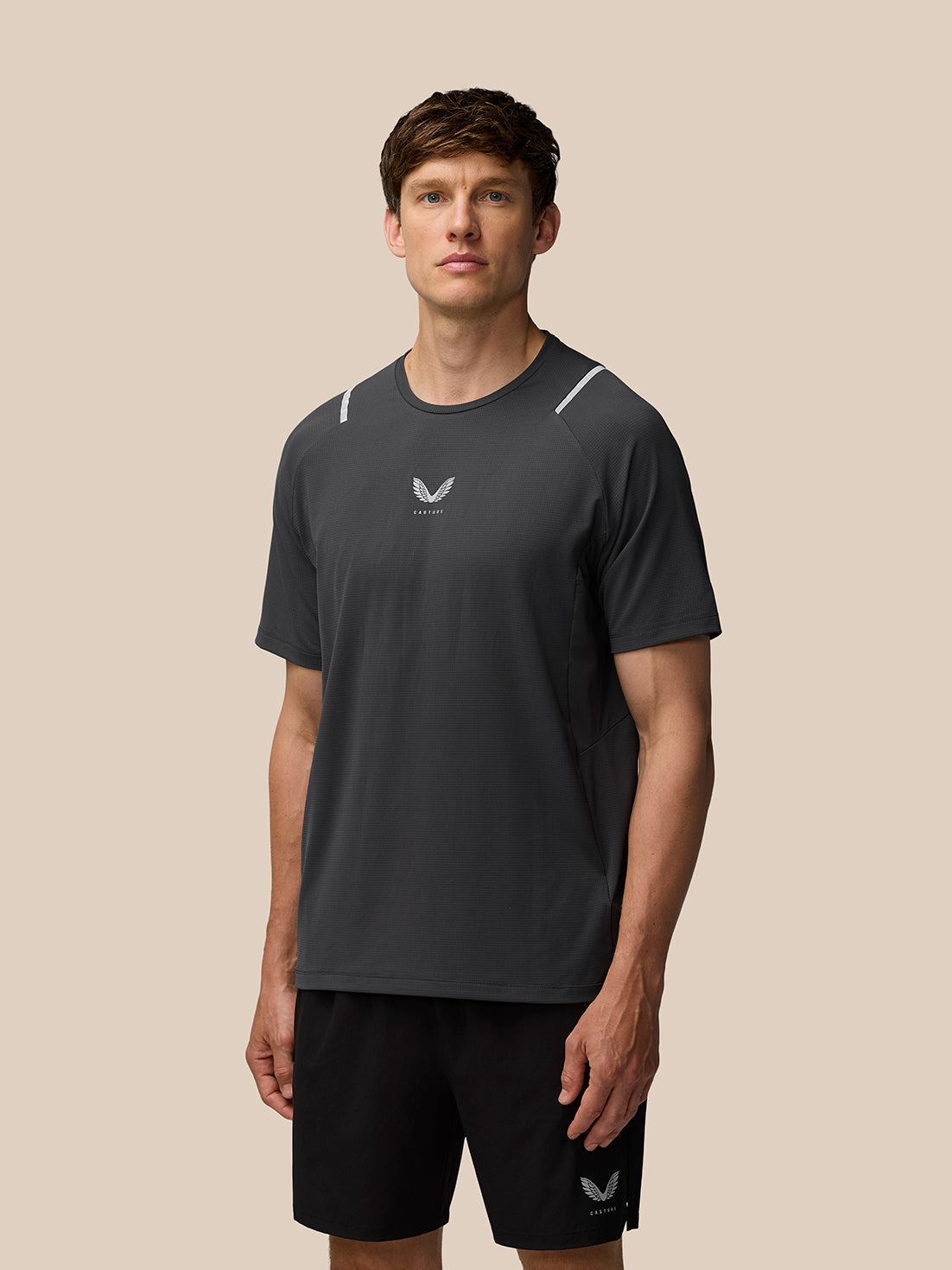 Apex Training T-Shirt - Gunmetal/Silver Reflective