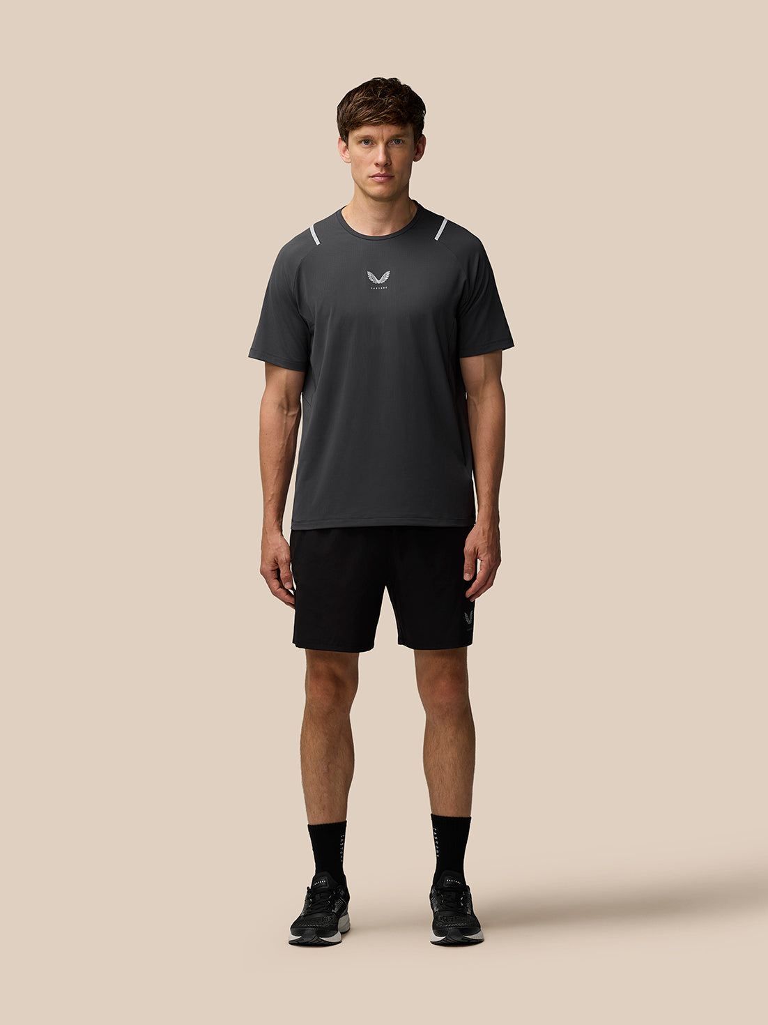 Apex Training T-Shirt - Gunmetal/Silver Reflective