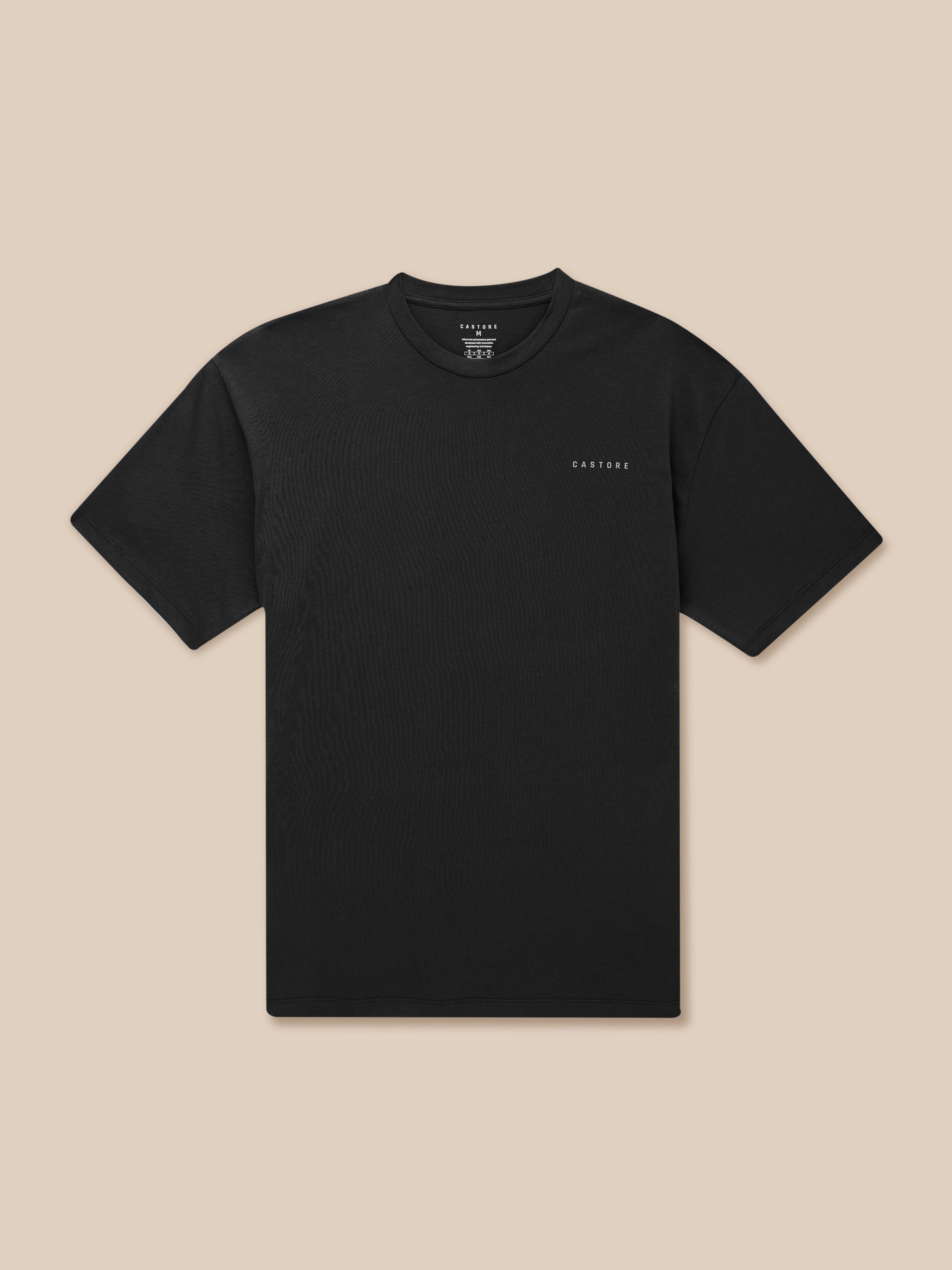 Flex Cotton T-Shirt- Black/Gunmetal