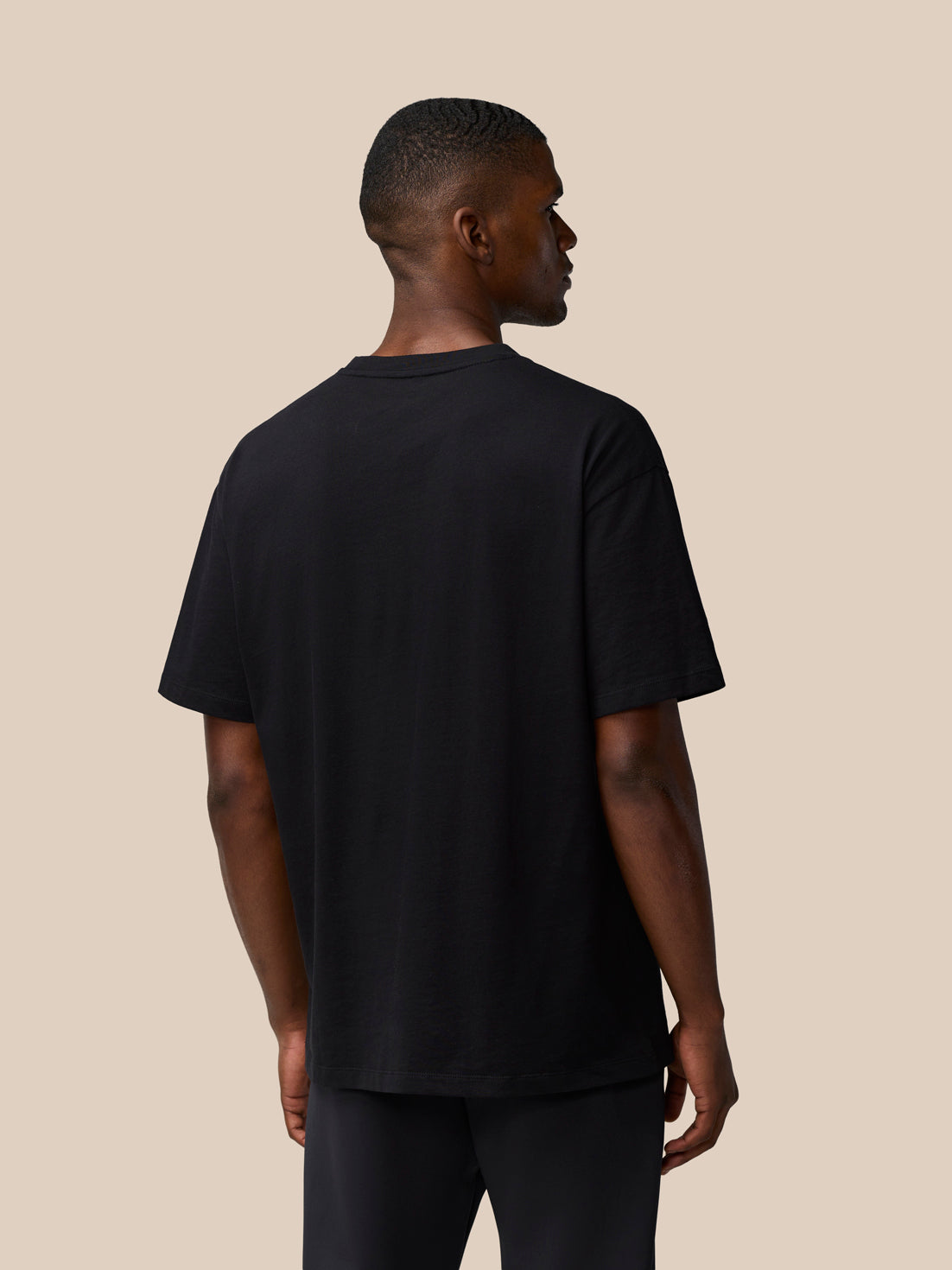 Flex Cotton T-Shirt- Black/Gunmetal