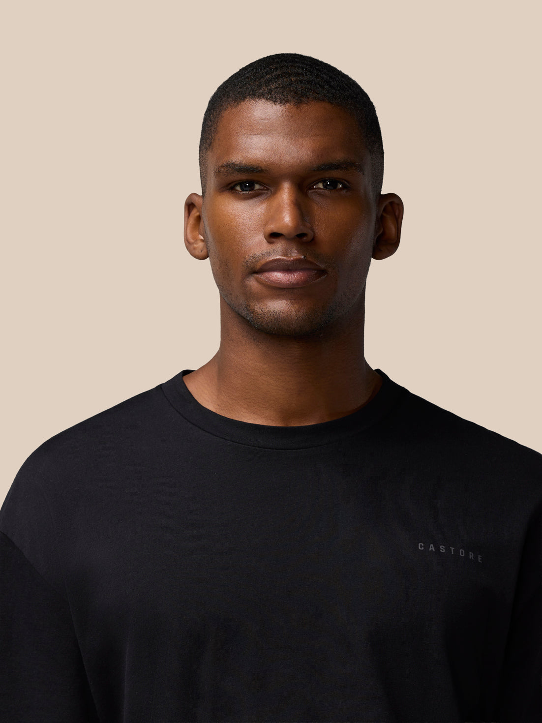 Flex Cotton T-Shirt- Black/Gunmetal