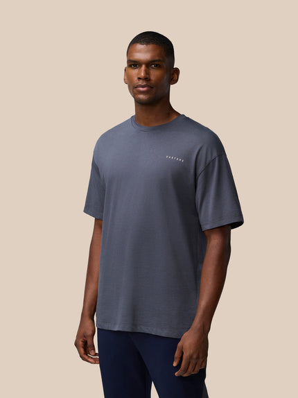 Flex Cotton T-Shirt- Pewter/Alloy