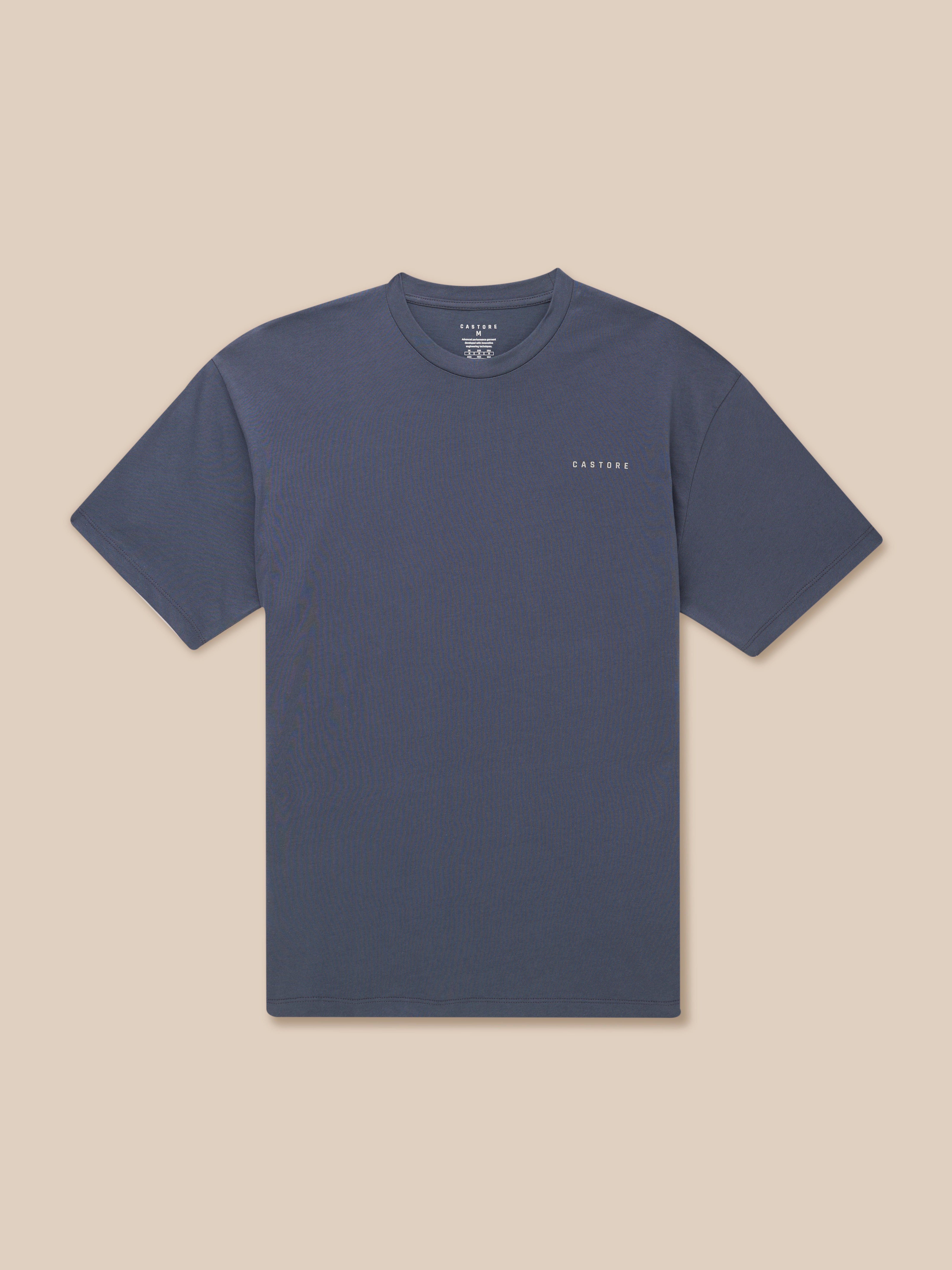 Flex Cotton T-Shirt- Pewter/Alloy