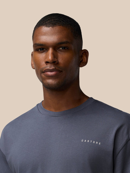 Flex Cotton T-Shirt- Pewter/Alloy