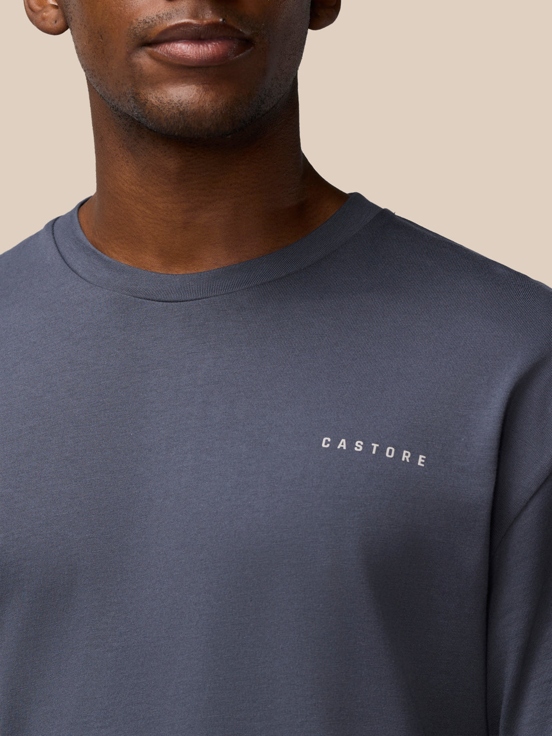 Flex Cotton T-Shirt- Pewter/Alloy