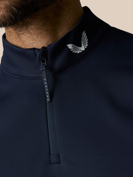 Club 1/2 Zip Gilet - Navy