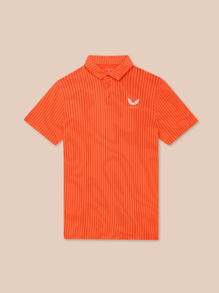 Golf Pinnacle Glow Polo - Bright Orange