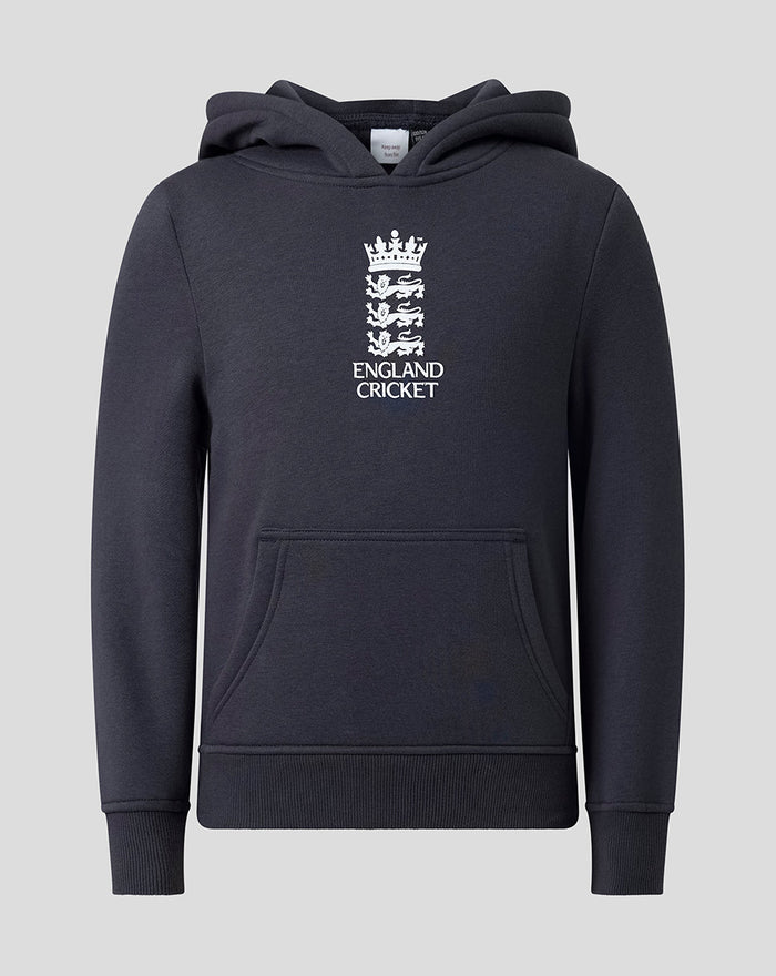 Junior 26/27 Essentials Crest Ovverhead Hoodie - Navy