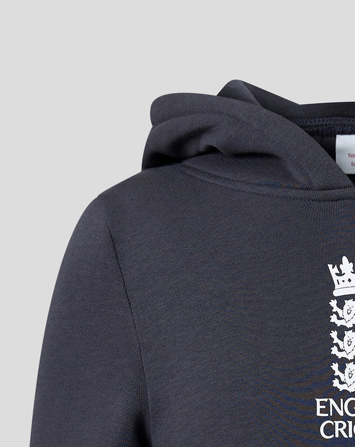 Junior 26/27 Essentials Crest Ovverhead Hoodie - Navy