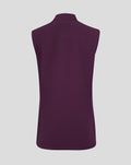 Back view of purple ECB Women's 25/26 Training Gilet