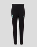 Black ECB Women's 25/26 training pants with light blue England three lions crest on the left leg and Castore logo on the right.