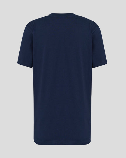 Junior 26/27 Large Wings T-Shirt - Navy
