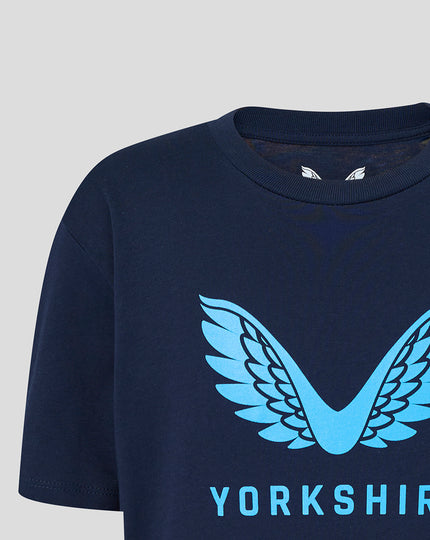 Junior 26/27 Large Wings T-Shirt - Navy