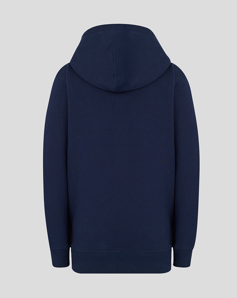 Junior 26/27 Large Wings Hoodie - Navy