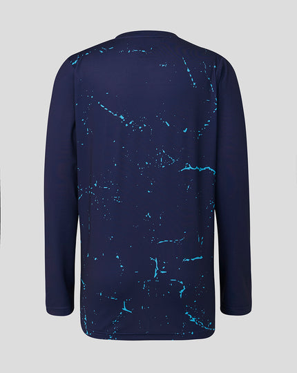 Junior 26/27 Long Sleeve Performance T-Shirt - Peacoat