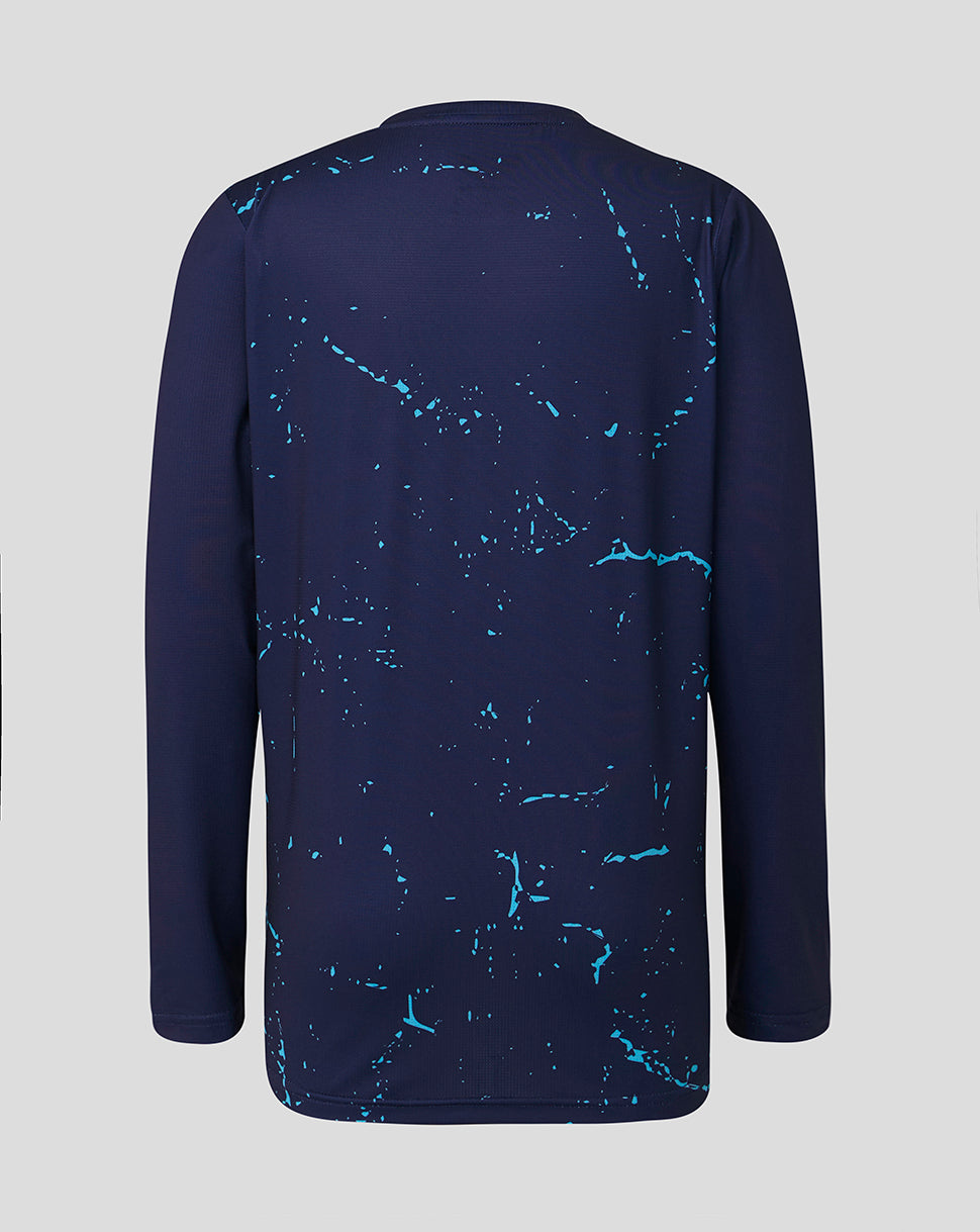 Junior 26/27 Long Sleeve Performance T-Shirt - Peacoat