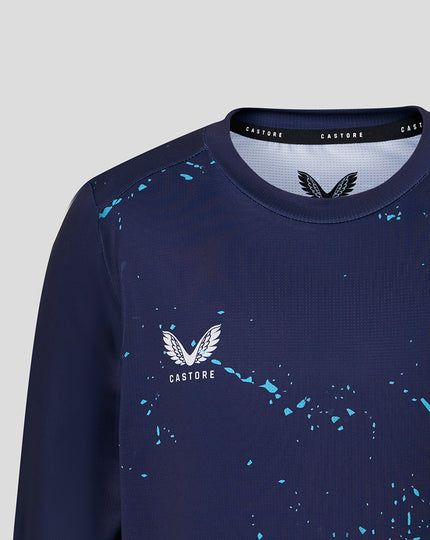 Junior 26/27 Long Sleeve Performance T-Shirt - Peacoat