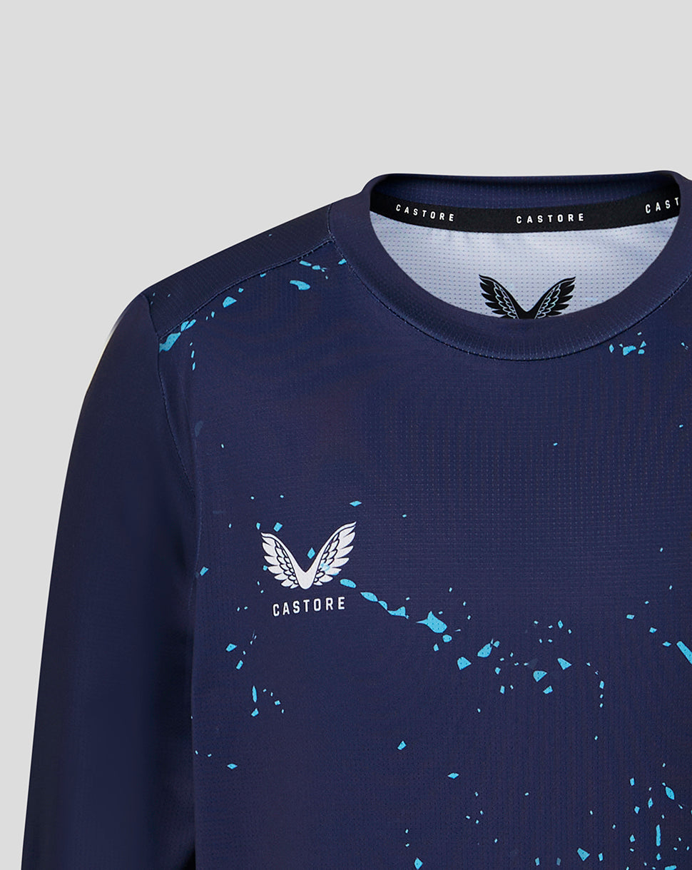 Junior 26/27 Long Sleeve Performance T-Shirt - Peacoat