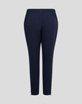 Back view of navy Juniors Yorkshire Track Pant with an elastic waistband.