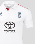 White England cricket jersey with England crest on the left chest and Toyota sponsor logo