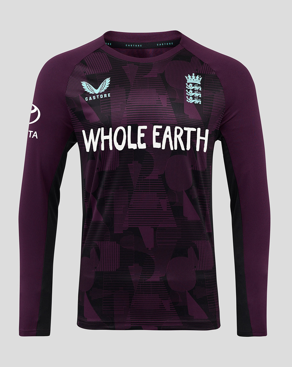 Mens 25/26 England Cricket Pro Training Long Sleeve T-Shirt