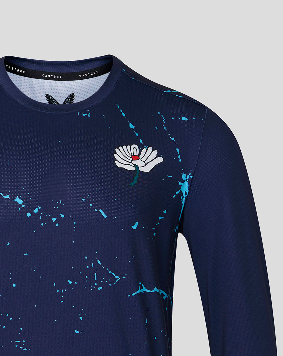 Mens 26/27 Long Sleeve Performance T-Shirt - Peacoat