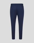 Back view of navy Yorkshire Track Pant with center seam and zip vents at the cuffs.