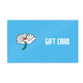 Blue Yorkshire Gift Card featuring the white flower logo and the text GIFT CARD.