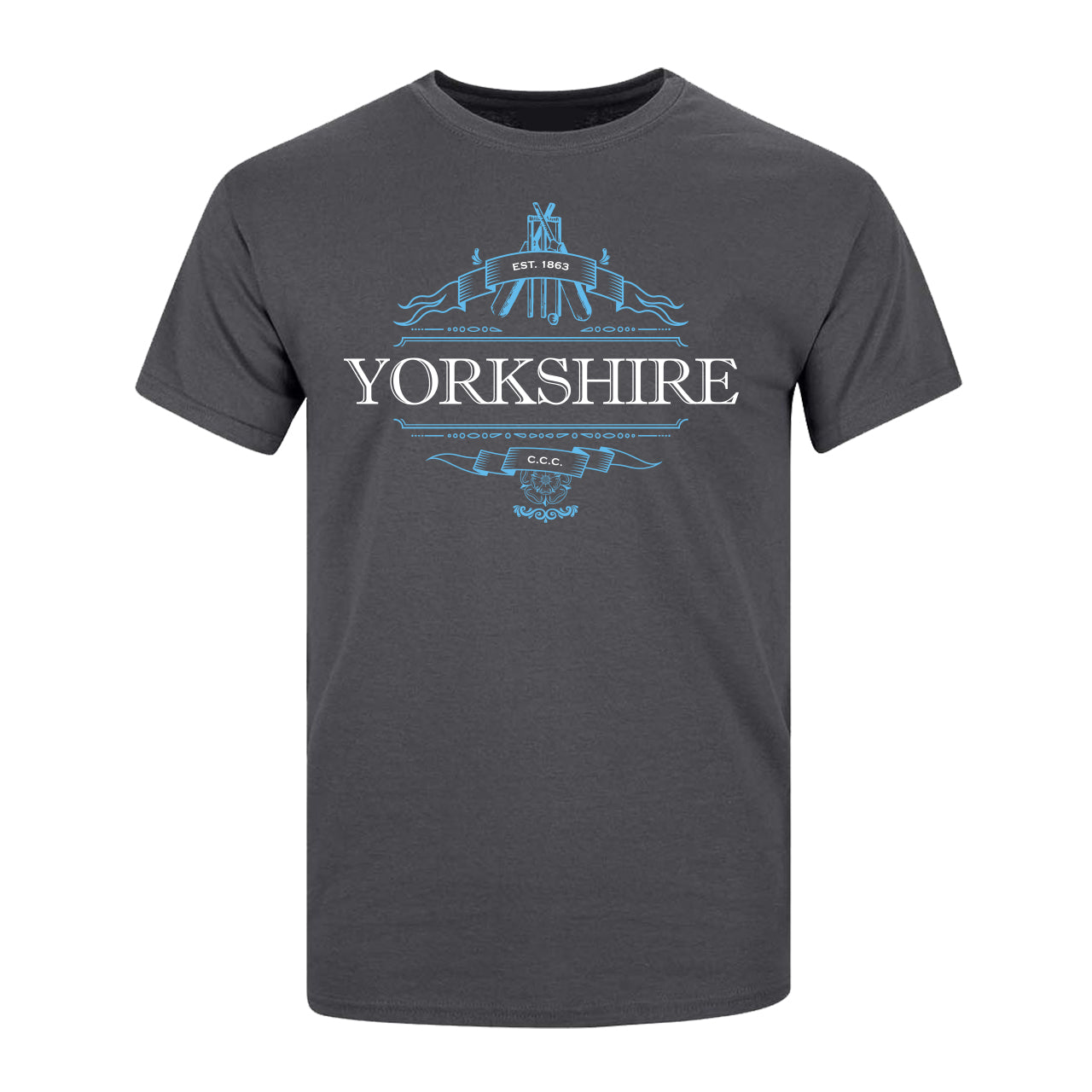 Yorkshire Vintage Style Charcoal T-Shirt