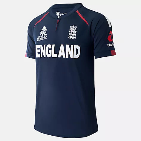 England New Balance T20 World Cup Shirt Junior